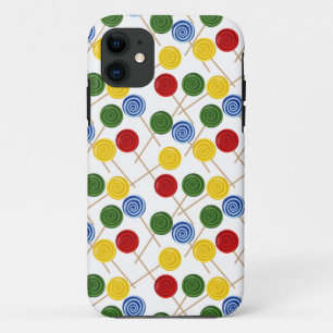 Candy pattern   Lollies pattern   lollipop 21 iPhone 11 Case