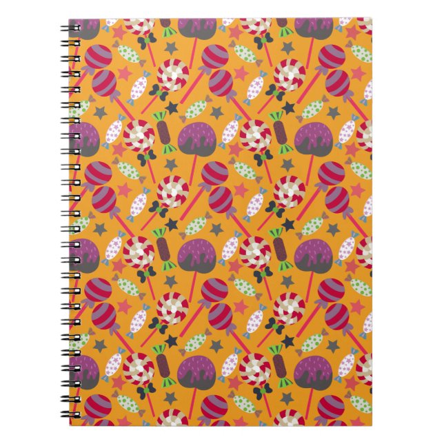 Candy pattern | Lollies pattern | lollipop 23 Notebook (Front)