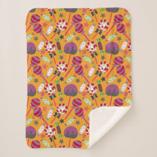 Candy pattern Lollies pattern lollipop 23 Sherpa Blanket