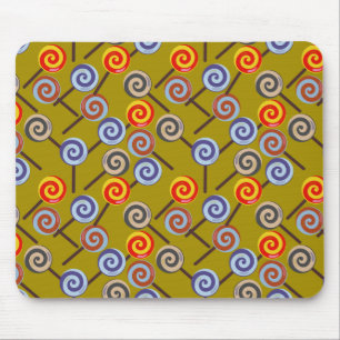 Candy pattern Lollies pattern lollipop 26 Mouse Pad