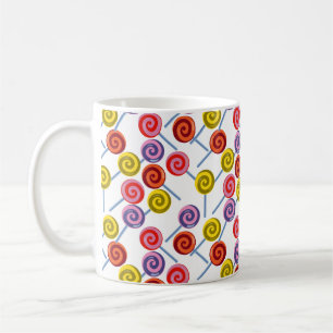 Candy pattern Lollies pattern lollipop 2 Coffee Mug