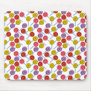 Candy pattern   Lollies pattern   lollipop 2 Mouse Pad