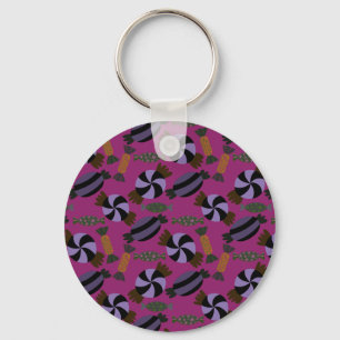 Candy pattern Lollies pattern lollipop 33 Keychain