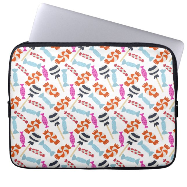 Candy pattern | Lollies pattern | lollipop 35 Laptop Sleeve (Front)