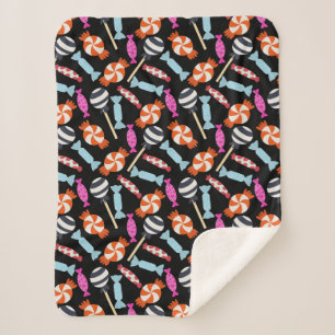 Candy pattern   Lollies pattern   lollipop 37 Sherpa Blanket