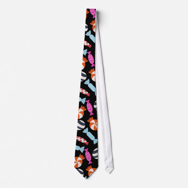 Candy pattern | Lollies pattern | lollipop 37 Tie (Front)