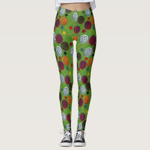 Candy pattern Lollies pattern lollipop 39 Leggings