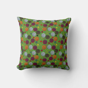 Candy pattern Lollies pattern lollipop 39 Throw Pillow