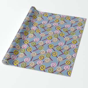 Candy pattern Lollies pattern lollipop 3 Wrapping Paper