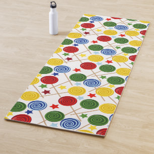 Candy pattern   Lollies pattern   lollipop 43 Yoga Mat