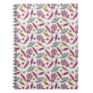 Candy pattern   Lollies pattern   lollipop 45 Notebook