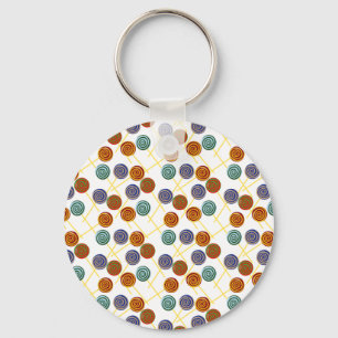 Candy pattern Lollies pattern lollipop 47 Keychain