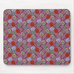Candy pattern   Lollies pattern   lollipop 49 Mouse Pad