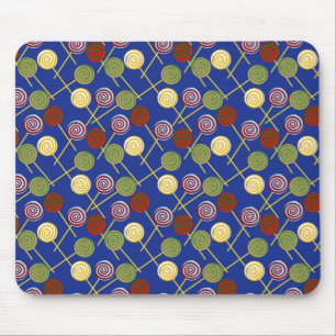 Candy pattern   Lollies pattern   lollipop 4 Mouse Pad