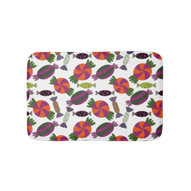 Candy pattern | Lollies pattern | lollipop 51 Bath Mat (Front)