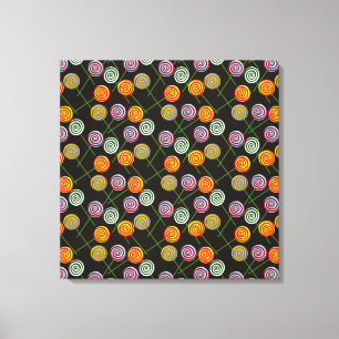 Candy pattern Lollies pattern lollipop 52 Canvas Print