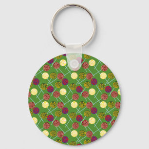 Candy pattern Lollies pattern lollipop 58 Keychain