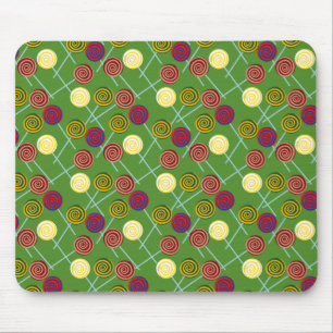 Candy pattern Lollies pattern lollipop 58 Mouse Pad