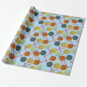 Candy pattern Lollies pattern lollipop 5 Wrapping Paper