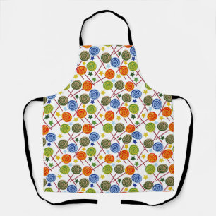 Candy pattern   Lollies pattern   lollipop 61 Apron
