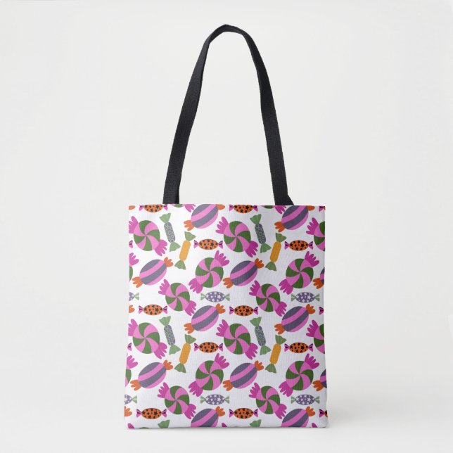 Candy pattern | Lollies pattern | lollipop 6 Tote Bag (Front)