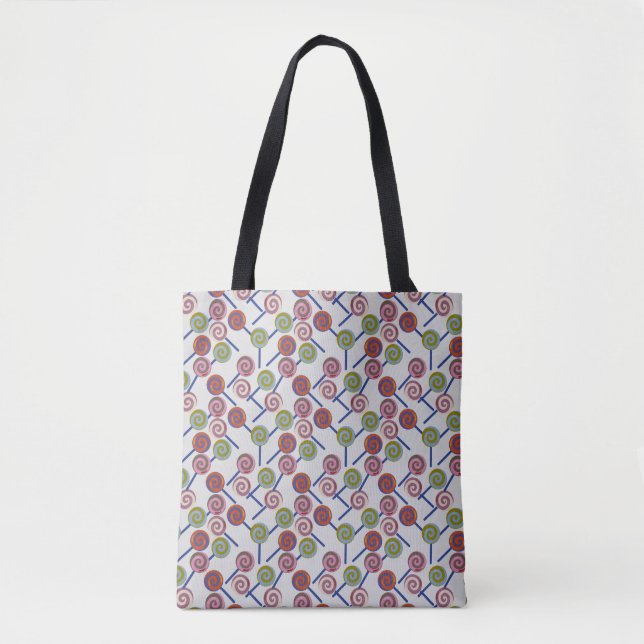 Candy pattern | Lollies pattern | lollipop 8 Tote Bag (Front)
