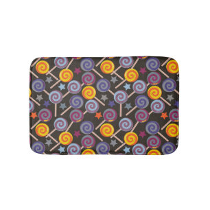 Candy pattern Lollies pattern lollipop 9 Bath Mat