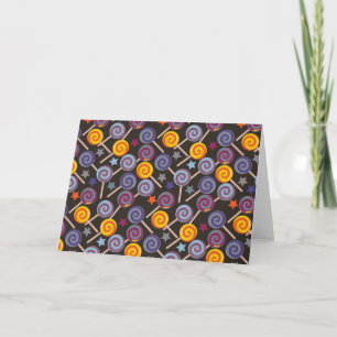 Candy pattern Lollies pattern lollipop 9 Card