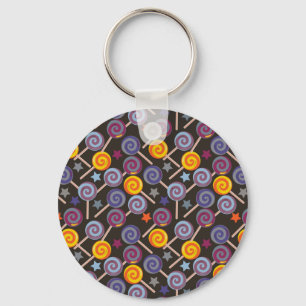 Candy pattern Lollies pattern lollipop 9 Keychain