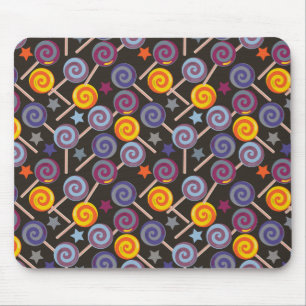 Candy pattern   Lollies pattern   lollipop 9 Mouse Pad