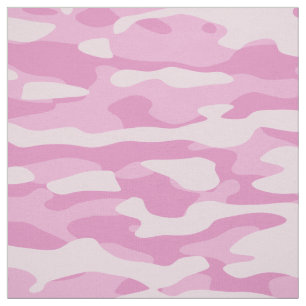Candy Pink Camo Fabric
