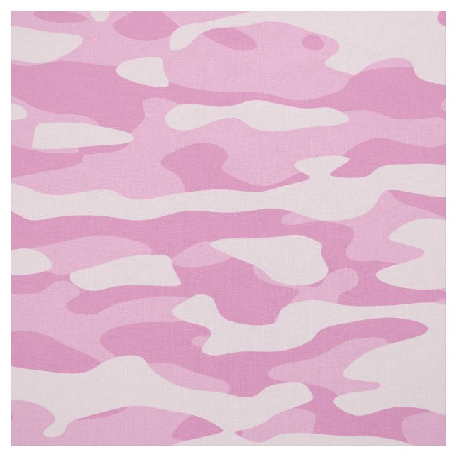 Candy Pink Camo Fabric (Swatch)