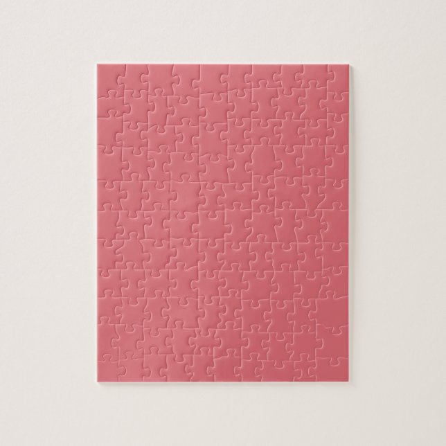 Candy pink (solid colour)  jigsaw puzzle (Vertical)