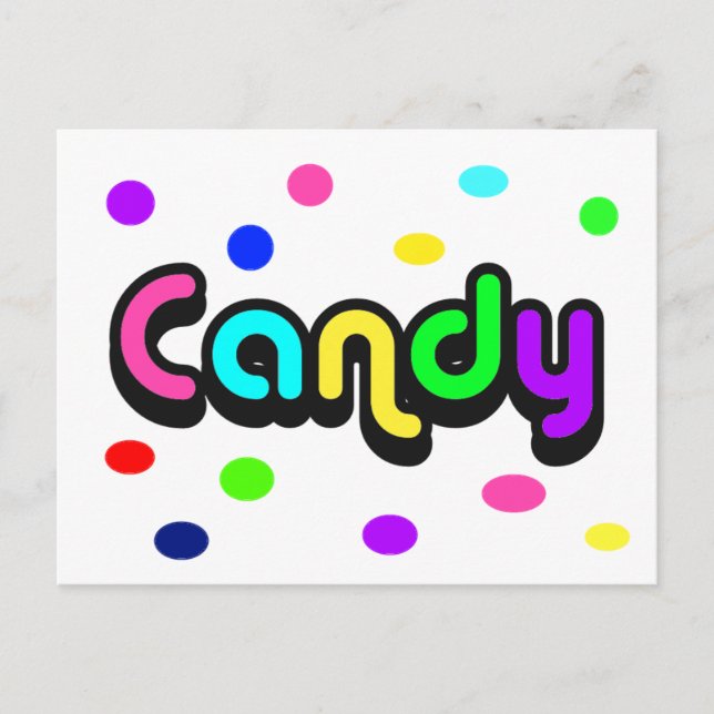 Candy-postcard Postcard (Front)
