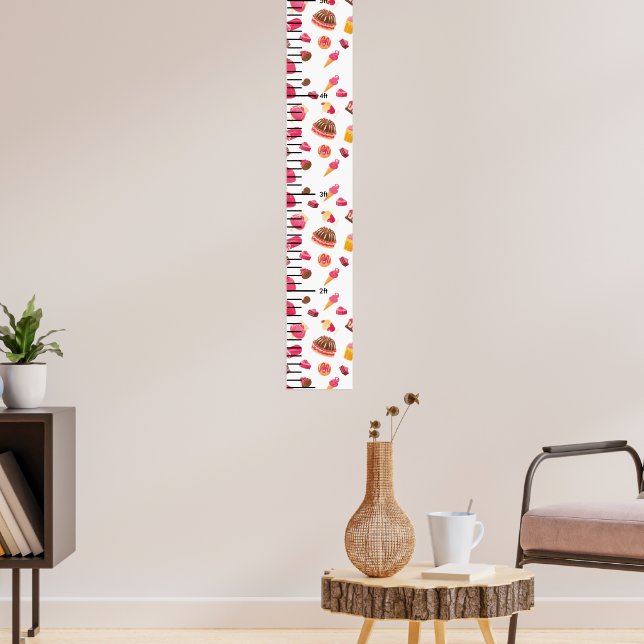 Candy Print Cute  Baby  Growth Chart (Living Room 3)