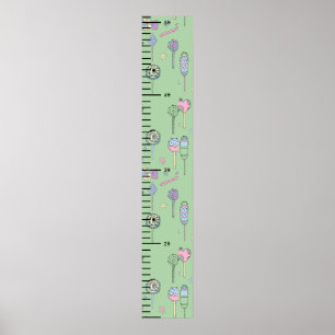 Candy Print Cute Baby Growth Chart
