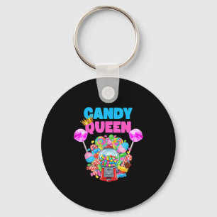 Candy Queen Shirt Funny Lollip Candy Lover Humor  Keychain