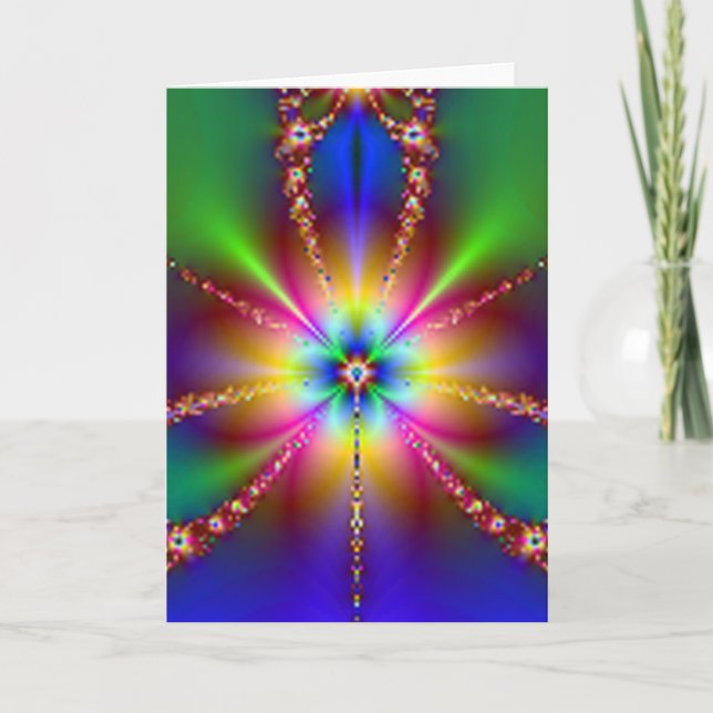 Candy Rainbow Blank Notecard/Stationery Note Card (Front)