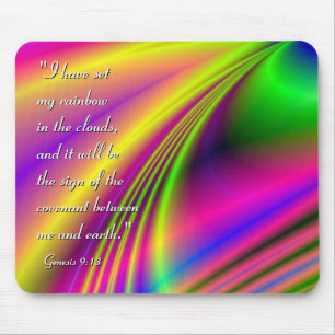 "Candy Rainbow" Inspirational Mouspad Mouse Pad