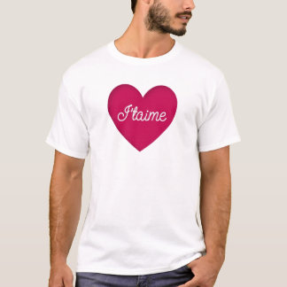 Candy Red Heart J'taime White T-Shirt S M L XL 1X