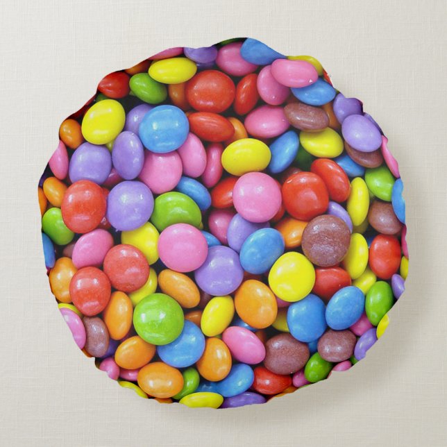 Candy Round Pillow (Back)