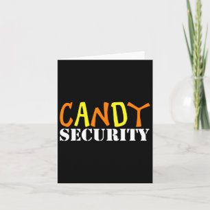Candy Security Easy Halloween Costume For Lazy Adu Card