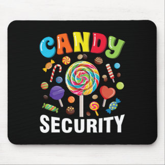 Candy Security Funny Halloween Costume Mouse Pad