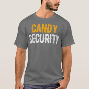 Candy Security Funny Halloween Parents Costume 336 T-Shirt