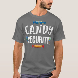 Candy security halloween costume women men parents T-Shirt