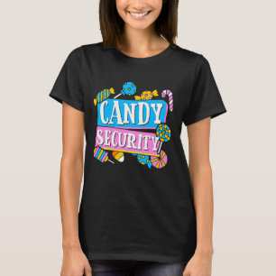 Candy Security Party Organizer Sweets Bodyguard Su T-Shirt
