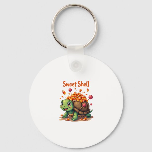 Candy Shell Turtle Keychain (Front)