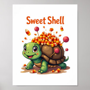 Candy Shell Turtle Poster