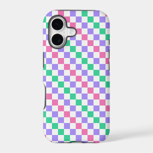 Candy shop diagonal chequerboard pattern