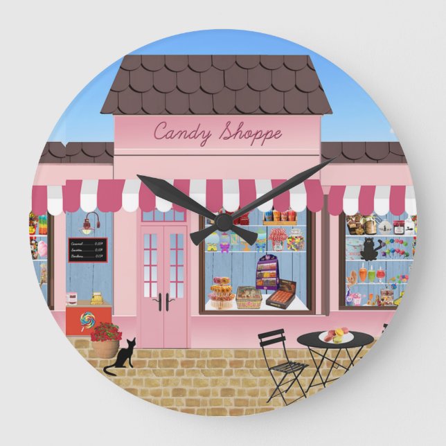 Candy Shop Large Clock (Front)